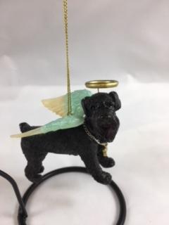 Black Schnauzer Angel Dog