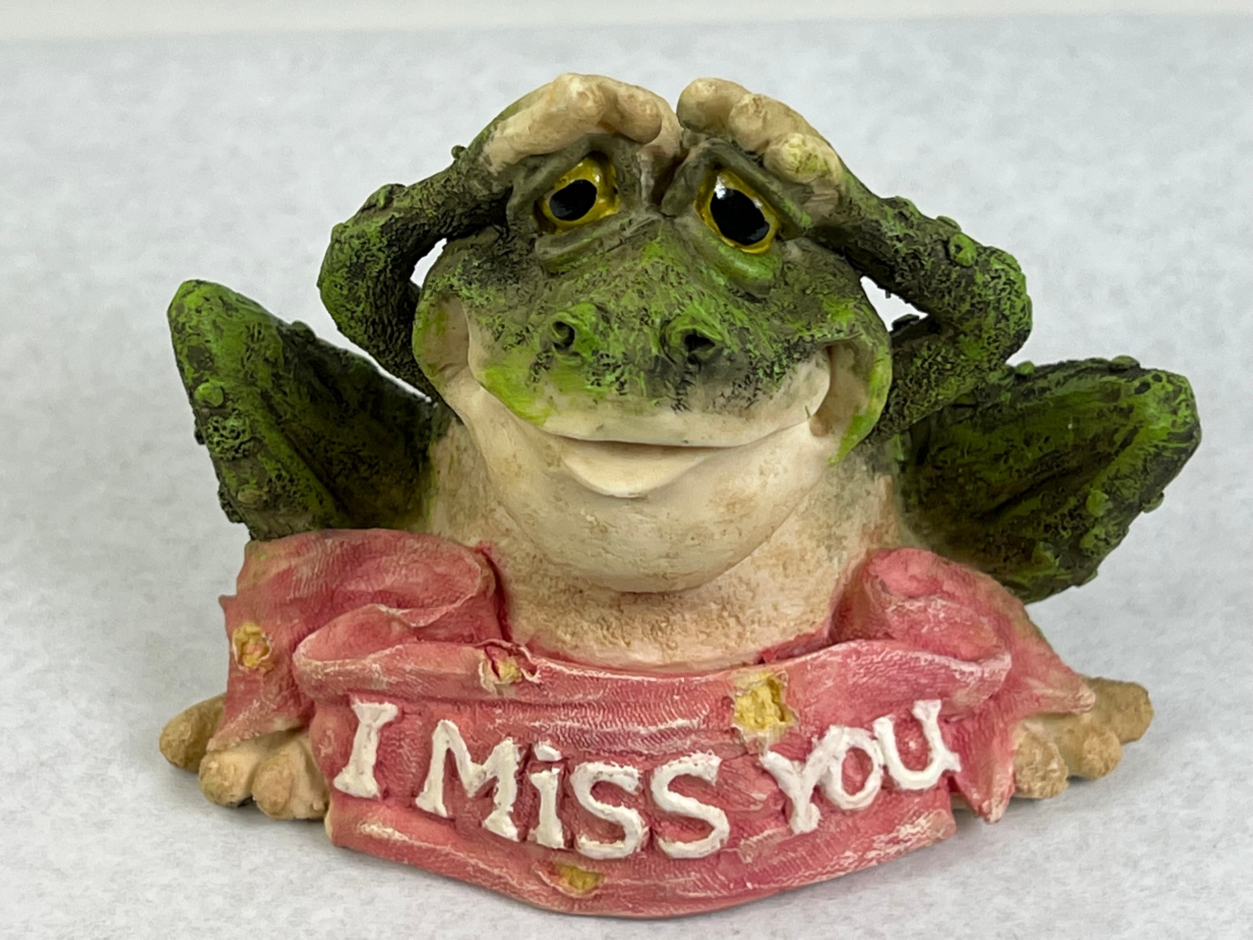 " I Miss You " Message Frog