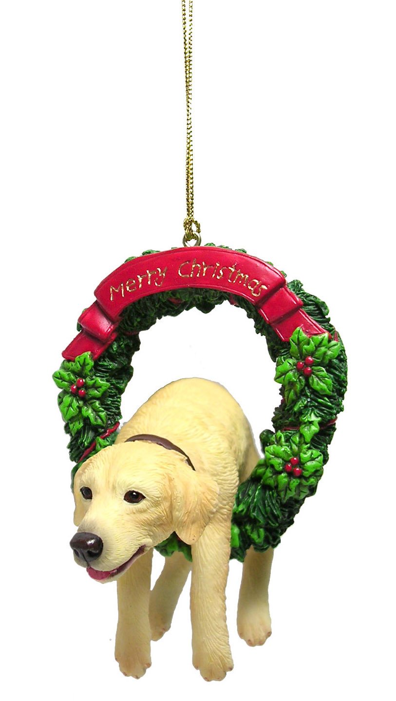 Golden Retriever Puppy Christmas Ornament
