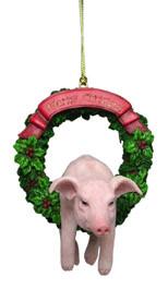 Pig Christmas Ornament