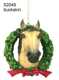 Buckskin Horse Ornament