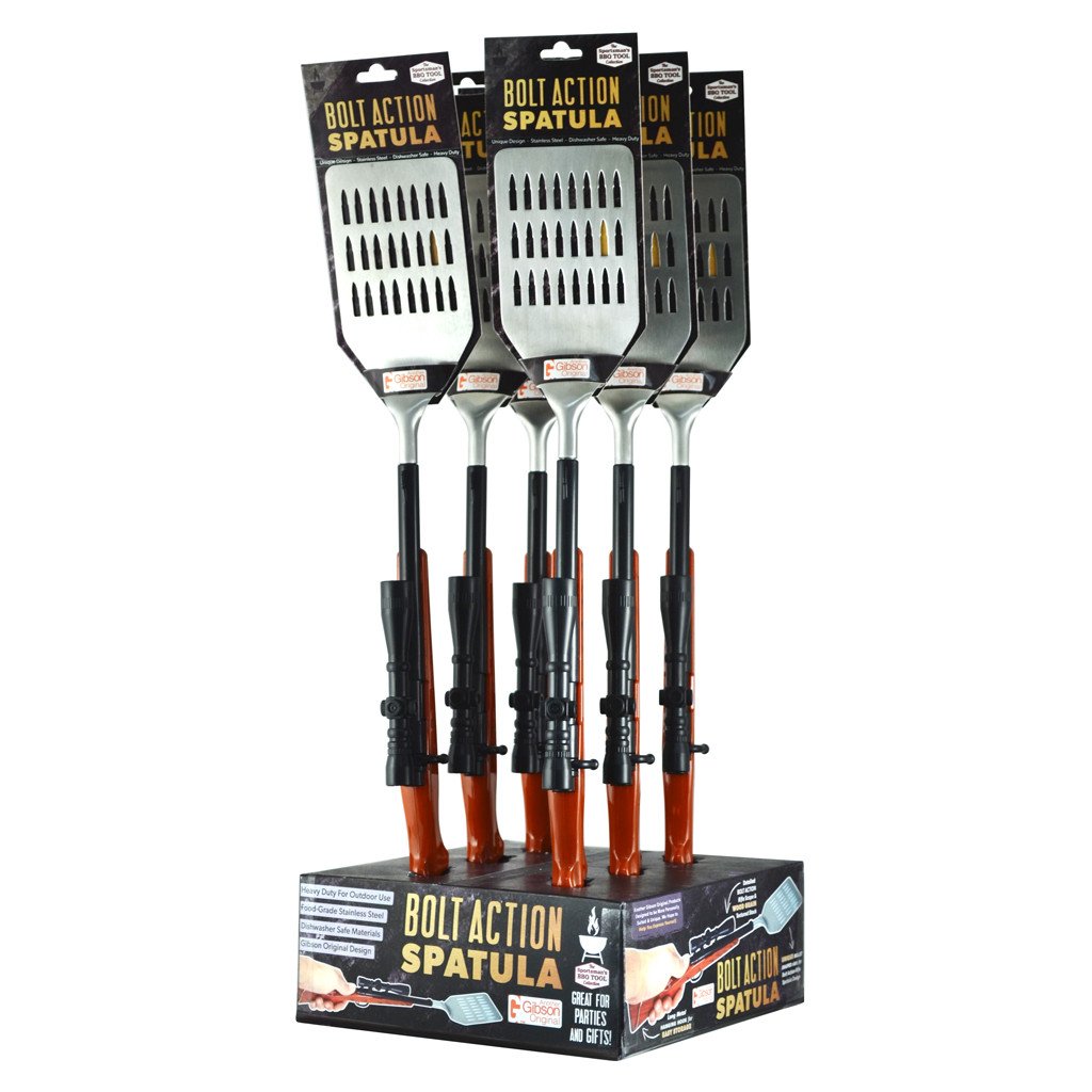 6 pack bolt action rifle spatula display