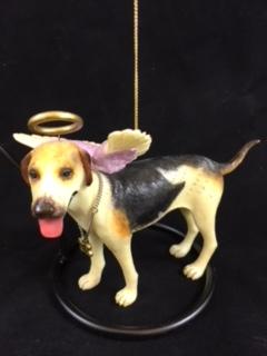 Beagle Angel Ornament