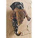 Black Lab with Grouse Coat Hanger