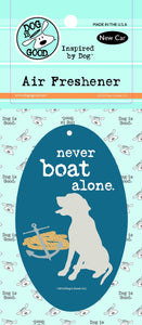never boat alone air freshener
