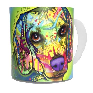 Beagle Coffee Mugs by Dean Russo