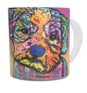 Cute Puppy Coffee Mugs by Dean Russo