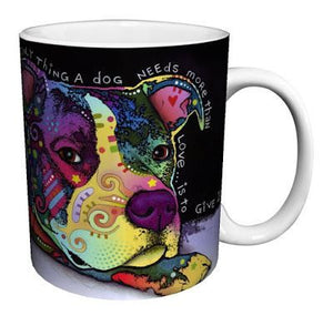 Pit Bull Coffee Mugs by Dean Russo