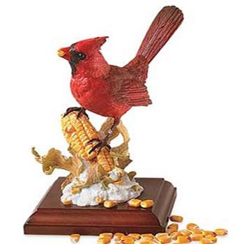 Cardinal Figurine Nature's Window