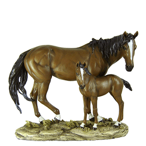 mother and colt sculpture