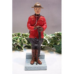 Solemn RCMP Officer with Rifle