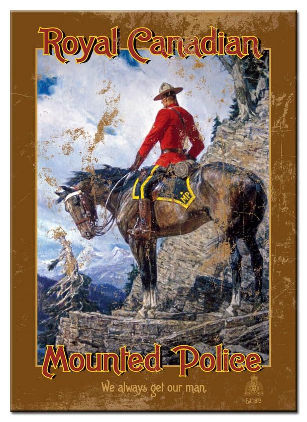 RCMP on Horseback – Natures Window