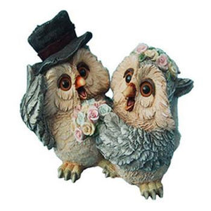 Owl Wedding Figurine